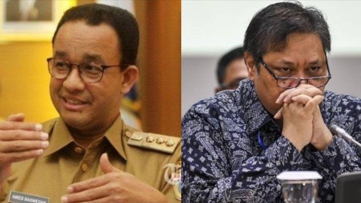 Anies Baswedan dan Airlangga Hartarto | diolah dari tempo.co