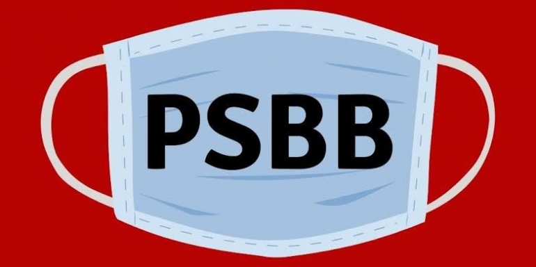 Ilustrasi PSBB | Sumber gambar : hype.grid.id