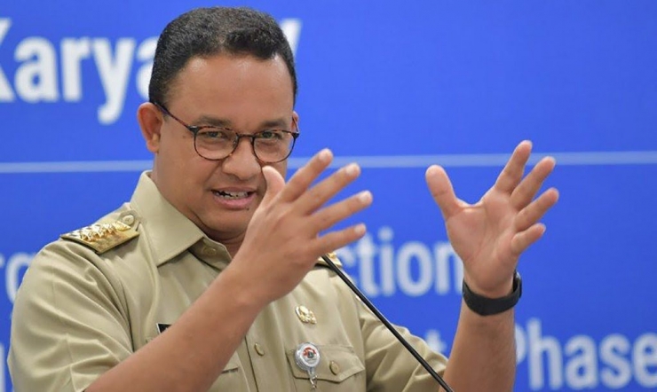 Gubernur DKI Jakarta, Anies Baswedan. Dok tirto.id