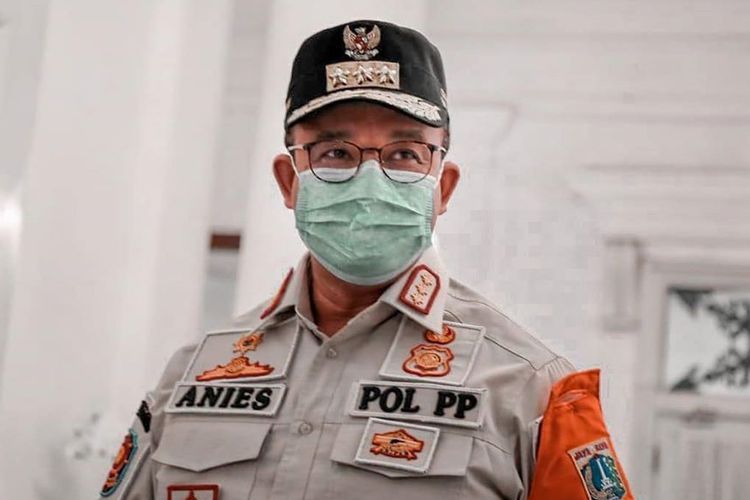 Gubernur DKI Jakarta, Anies Baswedan via Instagram resmi SatpolPP DKI Jakarta @satpolPPdki Jumat 11 September 2020