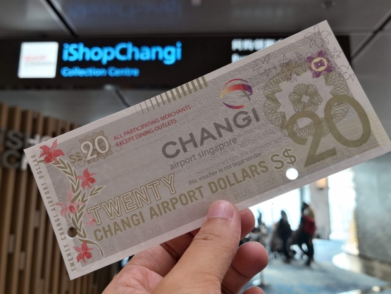 Changi Transit Voucher. Sumber: www.says.com