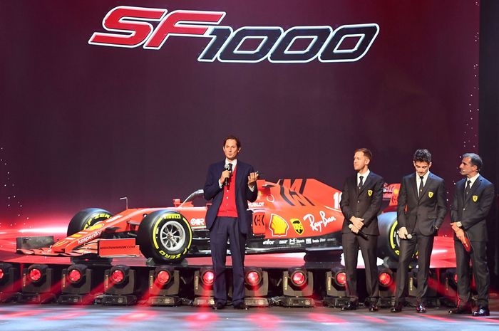 SF1000 untuk menyambut tim Ferrari balapan F1 ke-1000 tahun ini | Scuderia Ferrari via gridoto.com