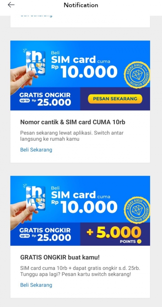 Sreenshoot aplikasi switch (dok pri).
