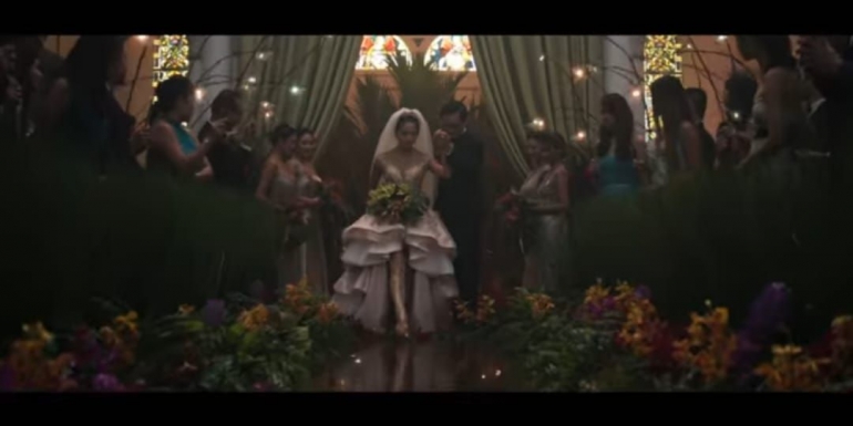 Keindahan dekorasi pernikahan. Image: Screenshoot Video YT 
