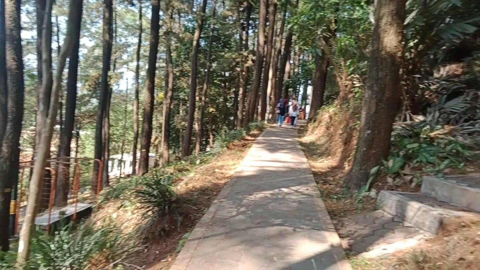 Jalan setapak melingkari gunung kunci /dokpri