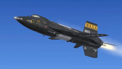 Ilustrasi Pesawat X-15 (sumber: airspacemag.com)