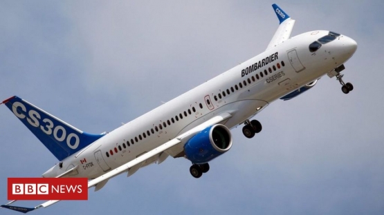 Pesawat Bombardier (sumber: bbc.com)