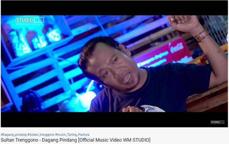Ilustrasi Lagu  Dagang Pindang, Youtube WM Studio Official 2020