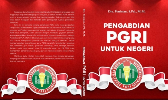 Buku Pengabdian PGRI untuk negeri. Dok. pribadi