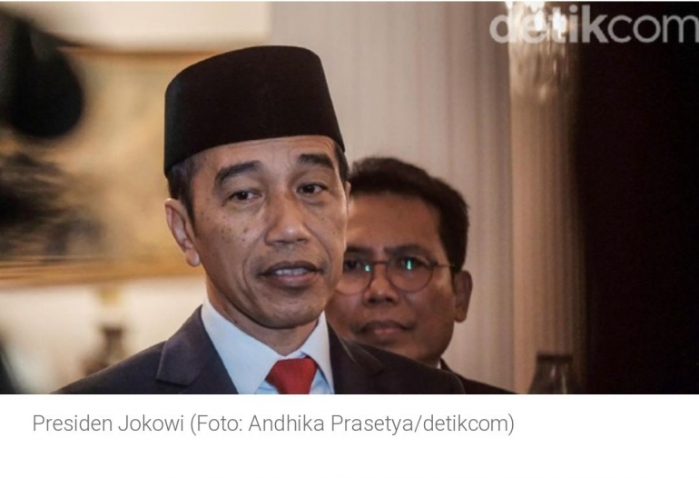 Presiden Jokowi ( Foto: Andhika Prasetya/detikcom)