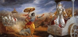 Krishna marah menyerang Bhisma|http://www.krishna.com/encounter-kurukshetra