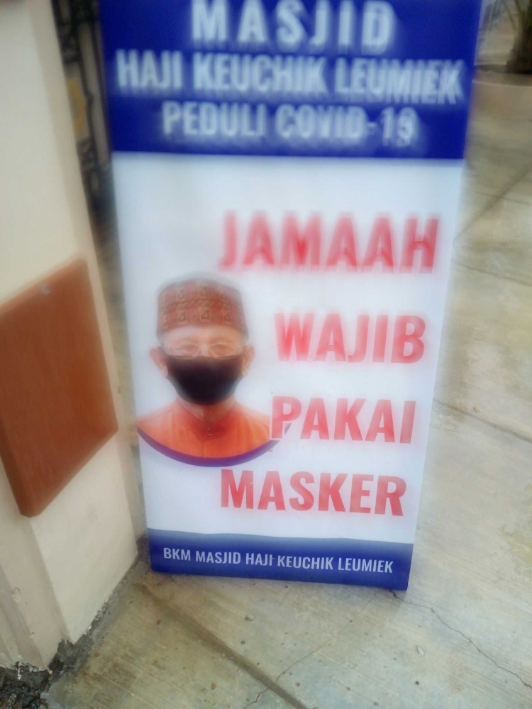 Himbauan Pakai Masker (doc Pribadi)
