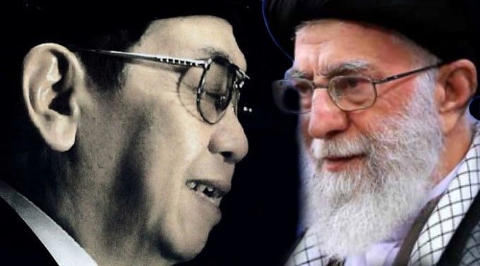 KH. Abdurrahman Wahid dan Ayatullah Khamenei edited by me