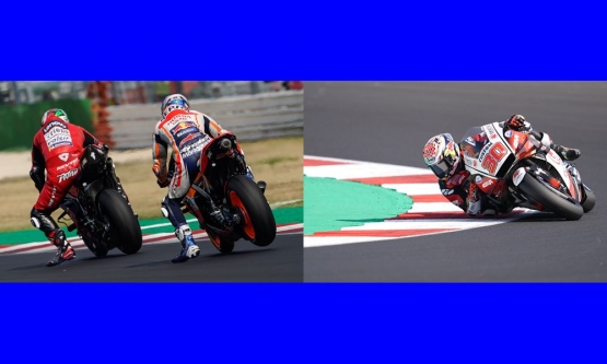 Alex Marquez finis ke-7 dan Nakagami (kanan) finis ke-6. Gambar: diolah dari Twitter/AlexMarquez73 dan Takanakagami30