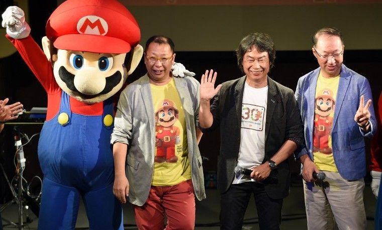 Para Game Designers Super Mario Bros; Shigeru Miyamoto & Takashi Tezuka serta composer; Koji Kondo (pcnpost)