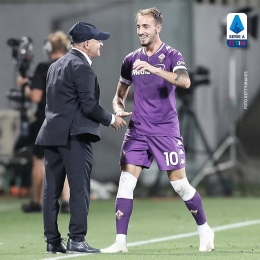 Pemain Fiorentina di laga awal Serie A (sumber : Instagram.com/seriea) 