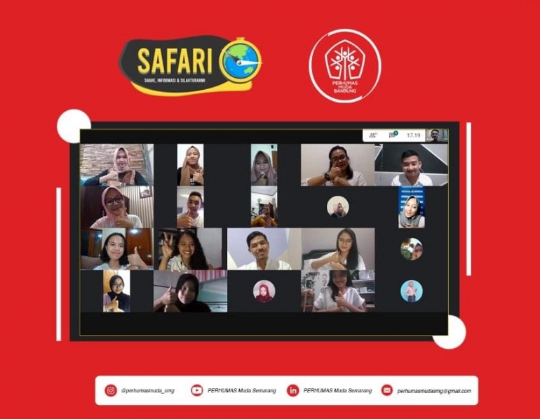 Safari #1 PERHUMAS Muda Semarang bersama PERHUMAS Muda Bandung. Dok. PM