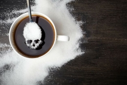 Ilustrasi kopi dengan gula| source : freepik.com 