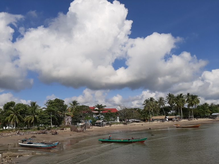 Suasana Pantai Amal Baru di Kota Tarakan Kalimantan Utara (Dokumentasi Pribadi)