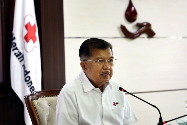 Jusuf Kalla (dokumentasi PMI via Kompas.com)