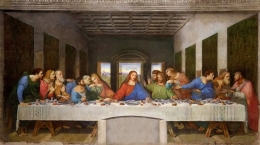 Lukisan The Last Supper (biography.com )