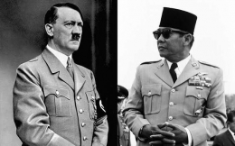 Hitler dan Sukarno (Sumber: yukepo.com)