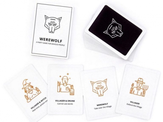Salah satu versi isi kartu di Werewolf offline. Gambar: Playwerewolf.co
