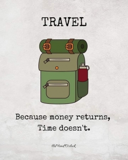 Gambat ilustrasi travel (Sumber: facebook.com/MindOclock)