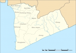 Peta Kabupaten Tanah Laut | wikipedia.org
