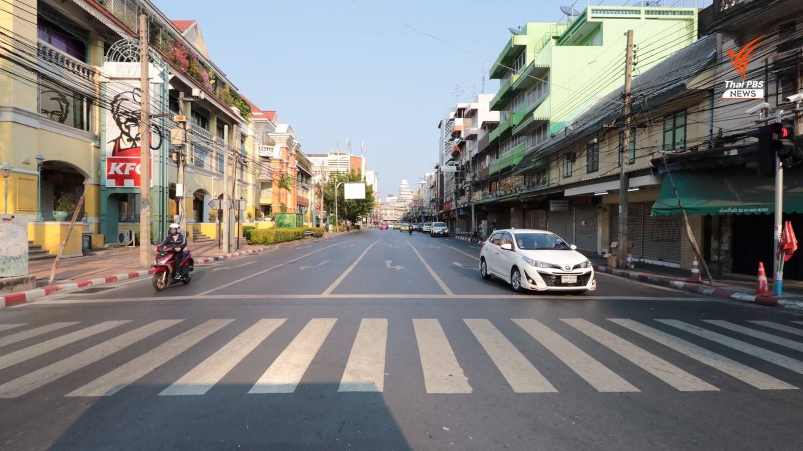 Lockdown yang diterapkan oleh Thailand membuat aktivitas ekonomi mengalami shock yang besar. Sumber: thestar.com