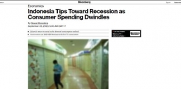 Indonesia Tips Toward Recession as Consumer Spending Dwindles (Bloomberg.com).