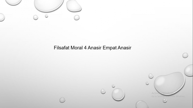 Filsafat Moral 4 Anasir (dokpri 27/09/2020)