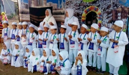 Foto Peragaan Edukasi Manasik Haji bagi Anak Usia Dini (dokpri)