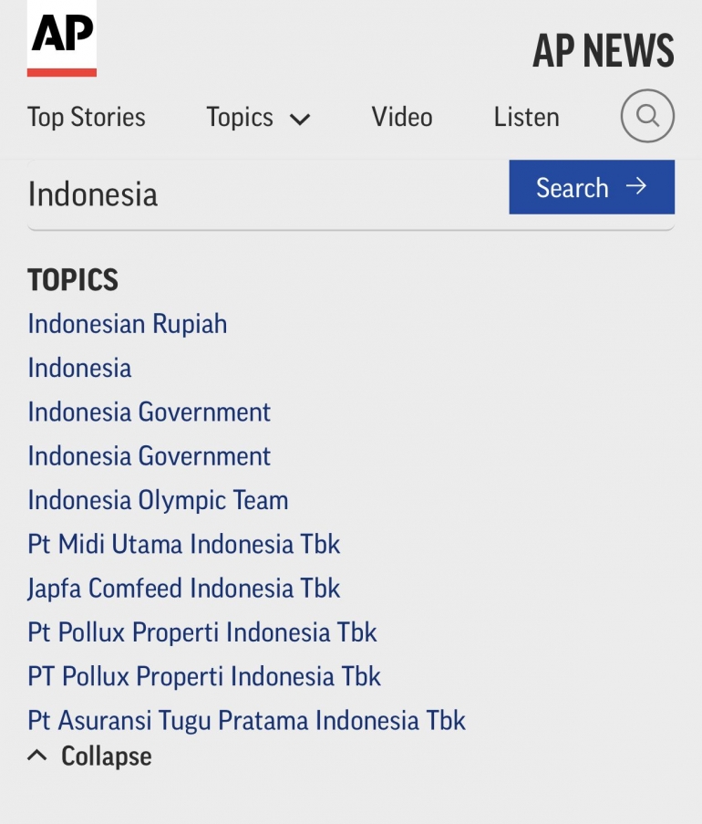 Sumber : APNews.com