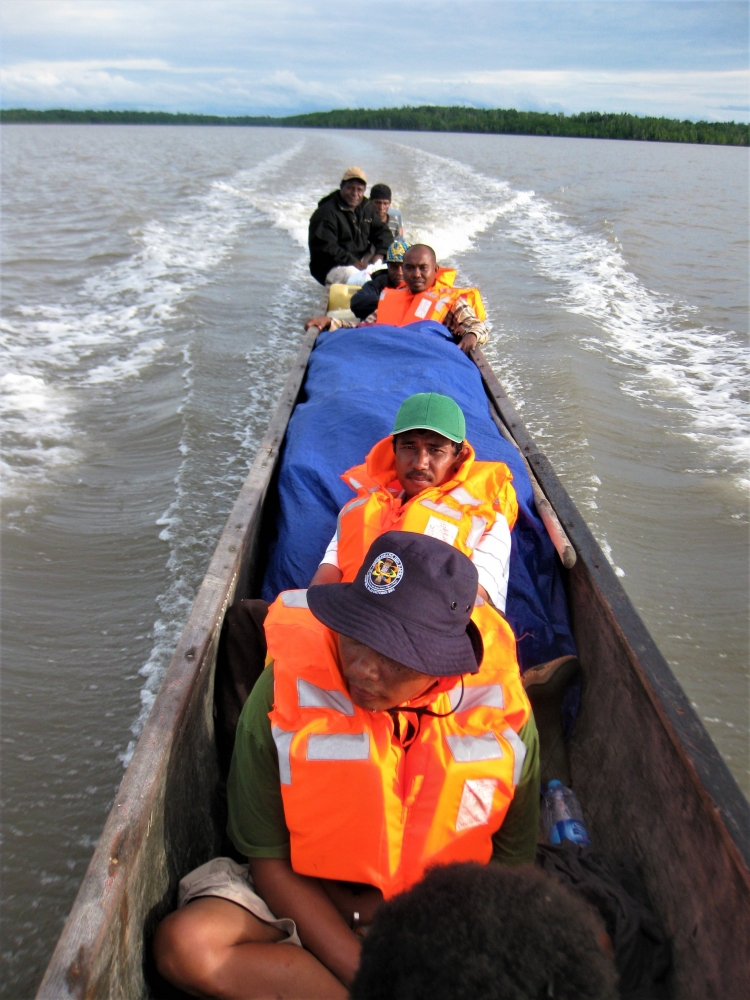 Kerja lapangan di sejumlah distrik di Papua Barat (Dokpri)