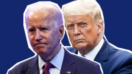 Joe Biden dan Donald Trump. Sumber: cnn.com