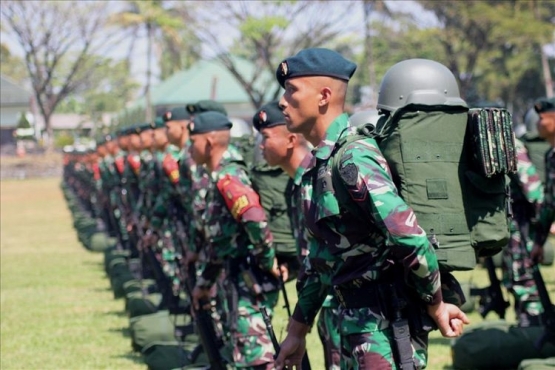 TNI jadi salah satu garda terdepan dalam menjaga negara (Sumber gambar: Firman Taufiqurrahman via kompas.com)