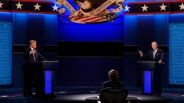 Debat perdana Trump dan Biden di Pilpres 2020. Sumber: The Associated Press 