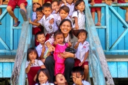 Banyak anak-anak memilih impian menjadi pengajar (Sumber gambar: Indonesia Mengajar via kompas.com)