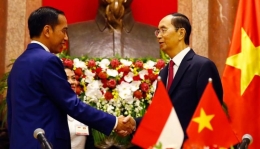 Presiden Indonesia dan Presiden Vietnam. Sumber: liputan6.com