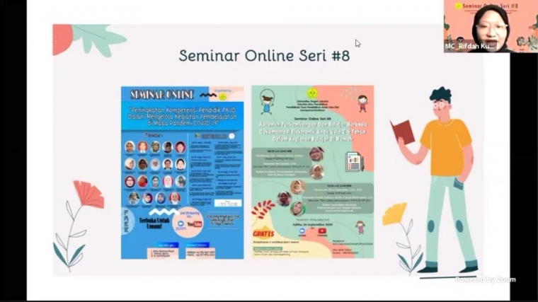 Pembukaan Seminar Online Seri Ke-8| dokpri