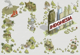 Ilustrasi Indonesia. (ilustrasi: rodhunt.com)