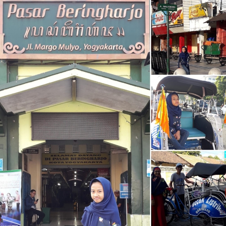 Berkeliling kota Yogyakarta dengan becak listrik | dokpri