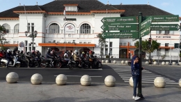 Pusat kota Yogyakarta di gedung Kantor Pos | dokpri