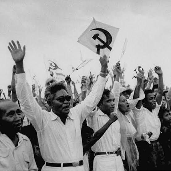 Anggota PKI pada Pemilu 1957. Sumber: historia.id