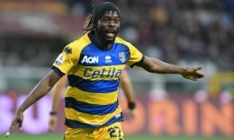 Gervinho kini menjadi andalan Parma. Gambar: A Cantini/Parma via Theguardian.com