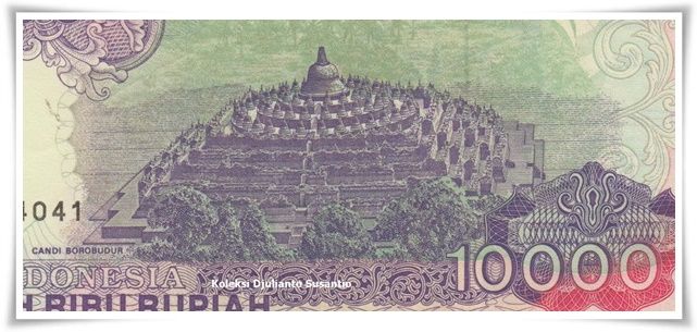 Candi Borobudur dalam uang kertas Indonesia (Dokpri)