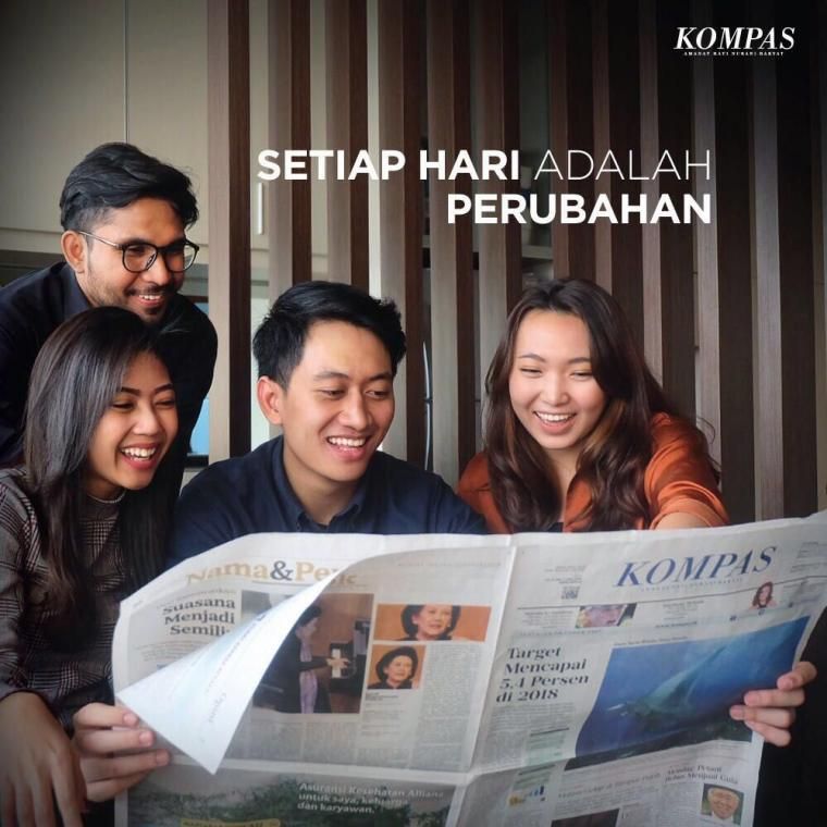 Bahagianya membaca dan menulis di Kompas - kompas.id