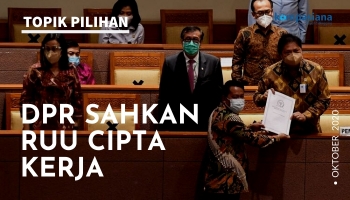 Dpr Sahkan Ruu Cipta Kerja Kompasiana Com