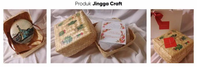 Jingga craft melalui produknya yang unik menampilkan kesan personalized dengan thank you card dan note sehingga pembeli merasa istimewa. (Foto dokumentasi Astragraphia)